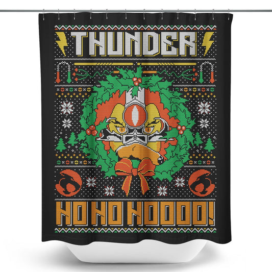 Thunder Ho, Ho, Ho - Shower Curtain