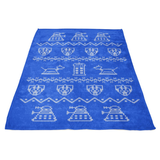 Timey Wimey Sweater - Fleece Blanket