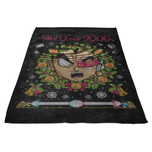 Tis Over 9000 - Fleece Blanket