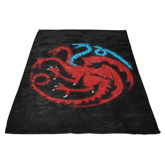 Trinity of Ice and Fire - Fleece Blanket