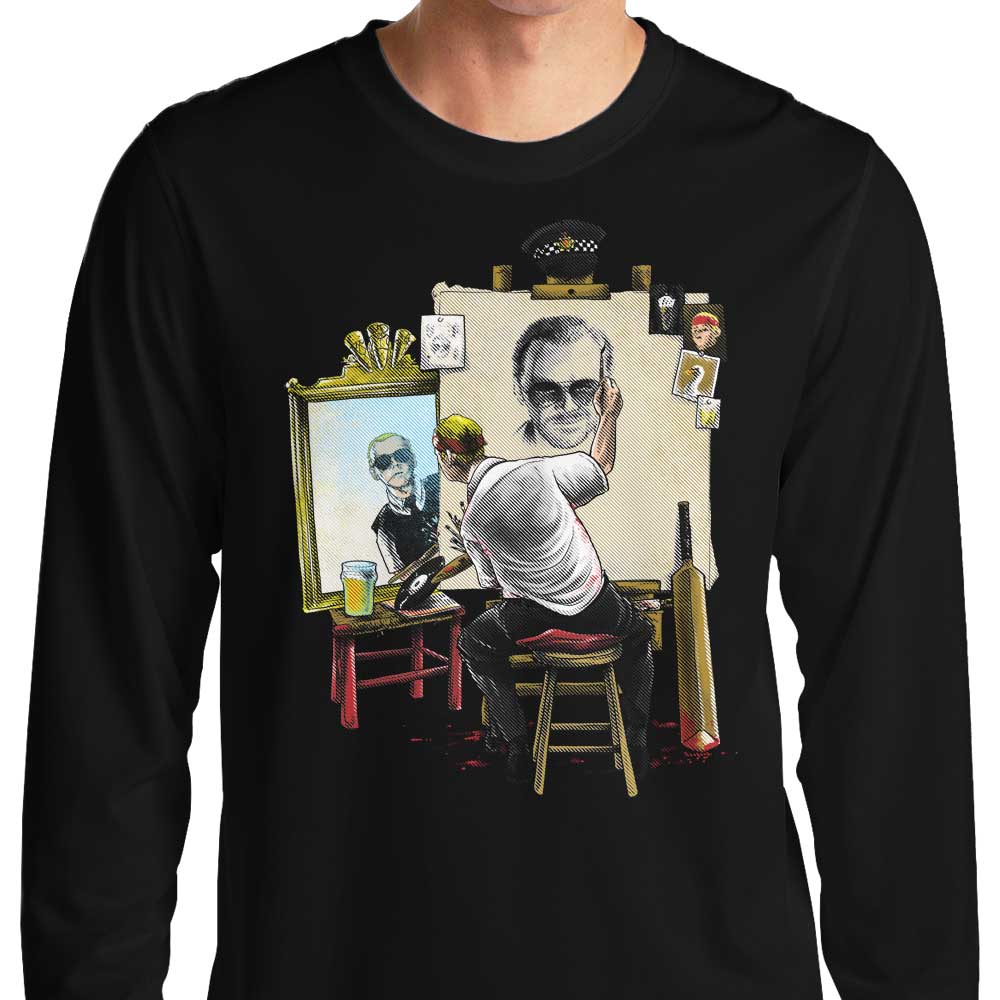 Triple Cornetto Portrait - Long Sleeve T-Shirt