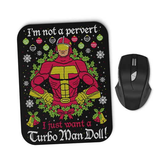 Turboman Sweater - Mousepad