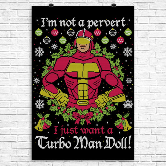 Turboman Sweater - Poster