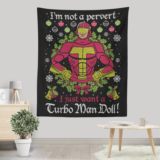 Turboman Sweater - Wall Tapestry