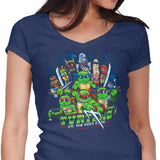 Turtle Pilgrim - Women's V-Neck