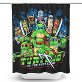 Turtle Pilgrim - Shower Curtain