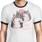 Two Wolves - Ringer T-Shirt