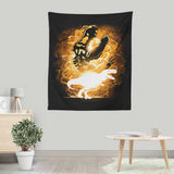 Tyrannosaurus Silhouette - Wall Tapestry