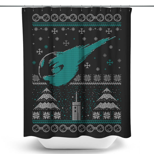 Ugly Fantasy Sweater - Shower Curtain