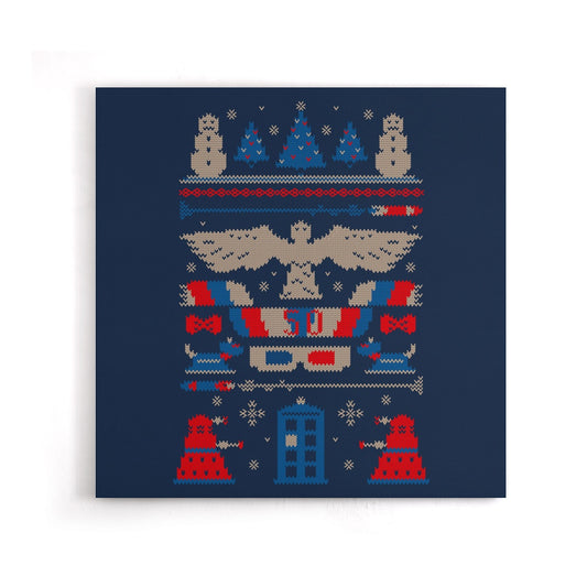 Ugly Who Sweater - Canvas Print