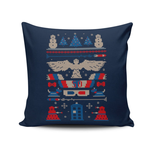 Ugly Who Sweater - Throw Pillow