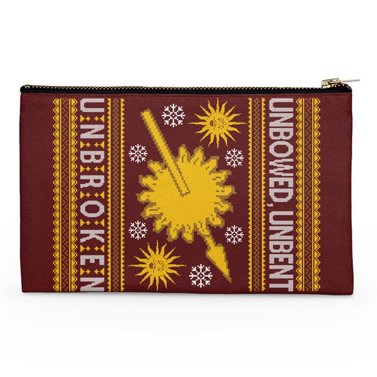 Unbowed. Unwrapped. Unbroken. - Accessory Pouch