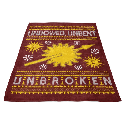 Unbowed. Unwrapped. Unbroken. - Fleece Blanket