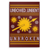 Unbowed. Unwrapped. Unbroken. - Metal Print