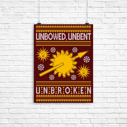 Unbowed. Unwrapped. Unbroken. - Poster