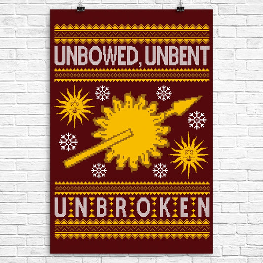 Unbowed. Unwrapped. Unbroken. - Poster