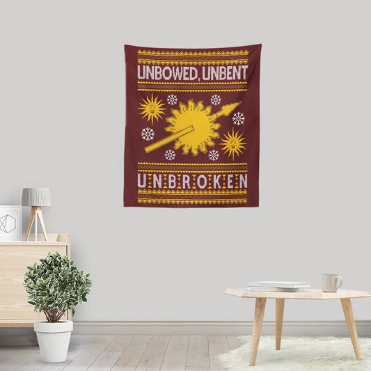 Unbowed. Unwrapped. Unbroken. - Wall Tapestry