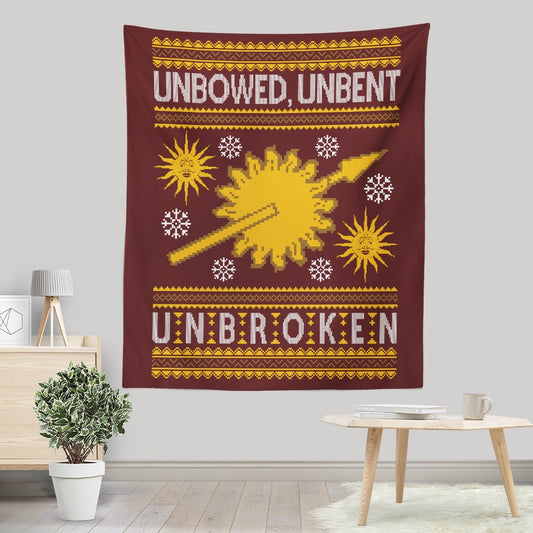 Unbowed. Unwrapped. Unbroken. - Wall Tapestry