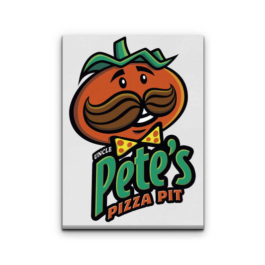 Uncle Pete's Pizza Pit - Canvas Print