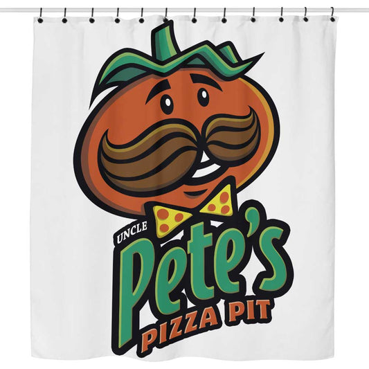 Uncle Pete's Pizza Pit - Shower Curtain