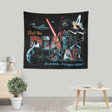 Visit a Space Station - Wall Tapestry