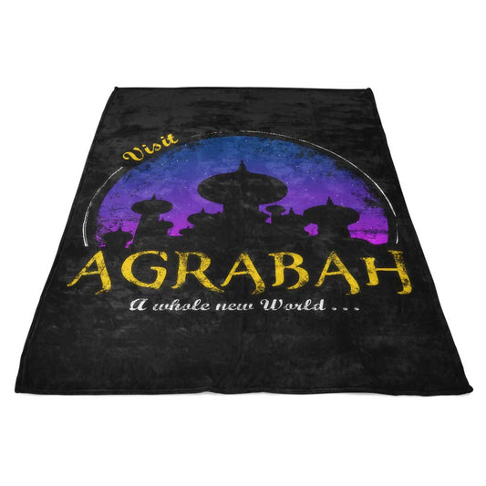 Visit Agrabah - Fleece Blanket