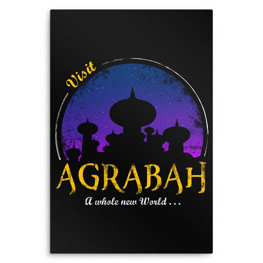 Visit Agrabah - Metal Print