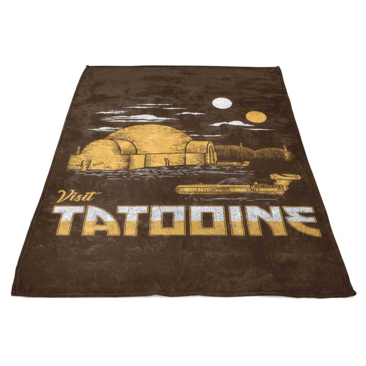 Visit Tatooine - Fleece Blanket