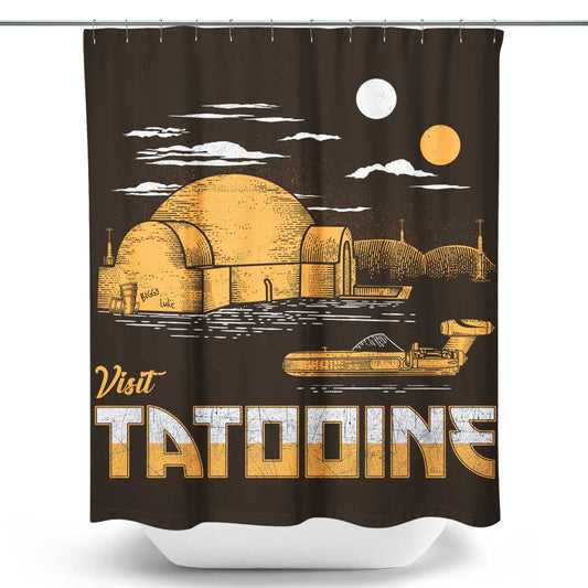 Visit Tatooine - Shower Curtain