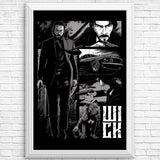 W-I-C-K (Alt) - Posters & Prints