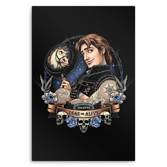 Wanted Dead or Alive - Metal Print