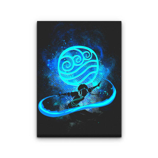 Water Bender Art - Canvas Print