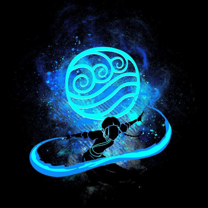 Water Bender Art - Hoodie