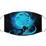 Water Bender Art - Face Mask