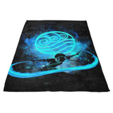 Water Bender Art - Fleece Blanket