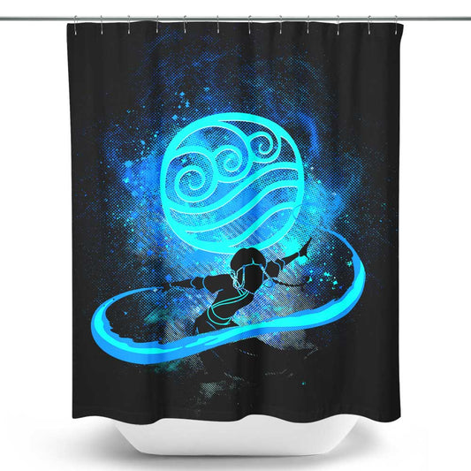 Water Bender Art - Shower Curtain