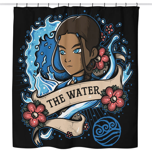 Water Tattoo - Shower Curtain