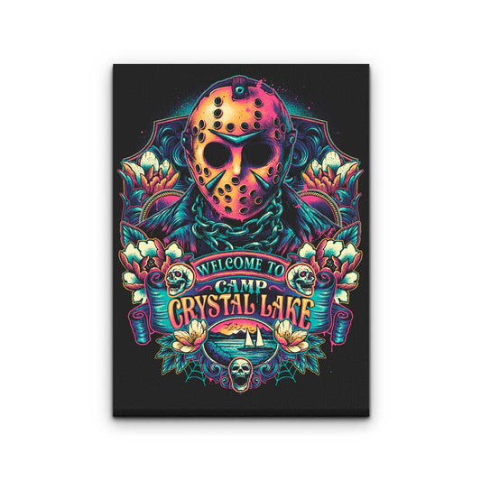 Welcome to Camp Crystal Lake - Canvas Print