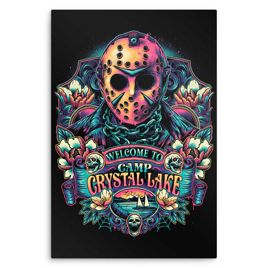 Welcome to Camp Crystal Lake - Metal Print