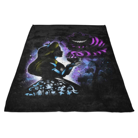 We're All Mad Here - Fleece Blanket