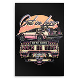 We're Going Back in Time - Metal Print