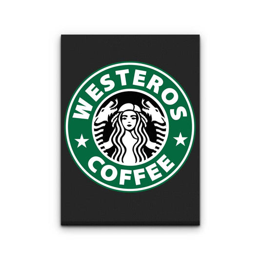 Westeros Coffee - Canvas Print