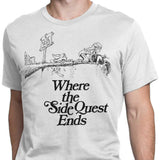 Where the Side Quest Ends - Men's Apparel