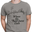 Where the Side Quest Ends - Men's Apparel