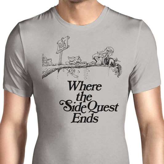 Where the Side Quest Ends - Men's Apparel