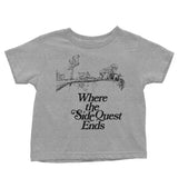 Where the Side Quest Ends - Youth Apparel