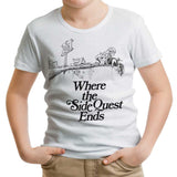 Where the Side Quest Ends - Youth Apparel