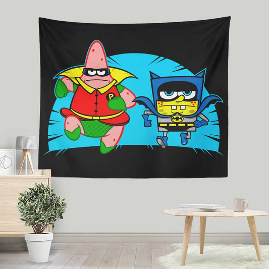 Who Lives In a Batcave Under the Sea? - Wall Tapestry