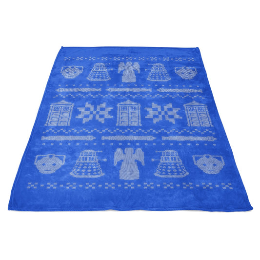 Who Sweater - Fleece Blanket