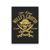 Willy's Grotto - Canvas Print